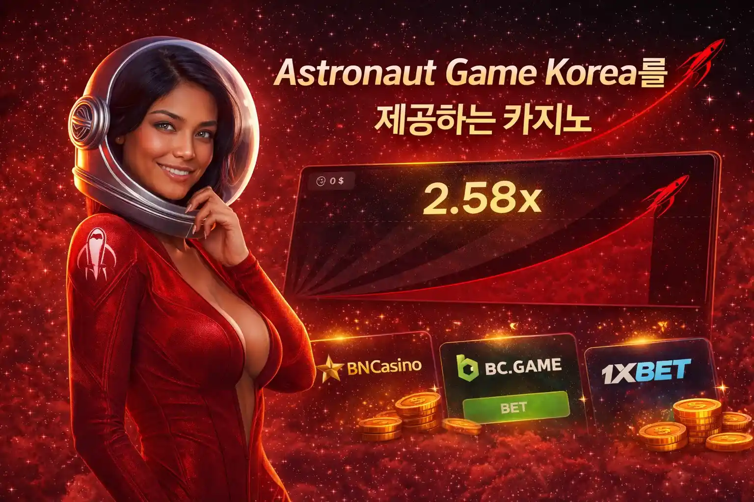 Astronaut Game Korea 를 제공하는 카지노